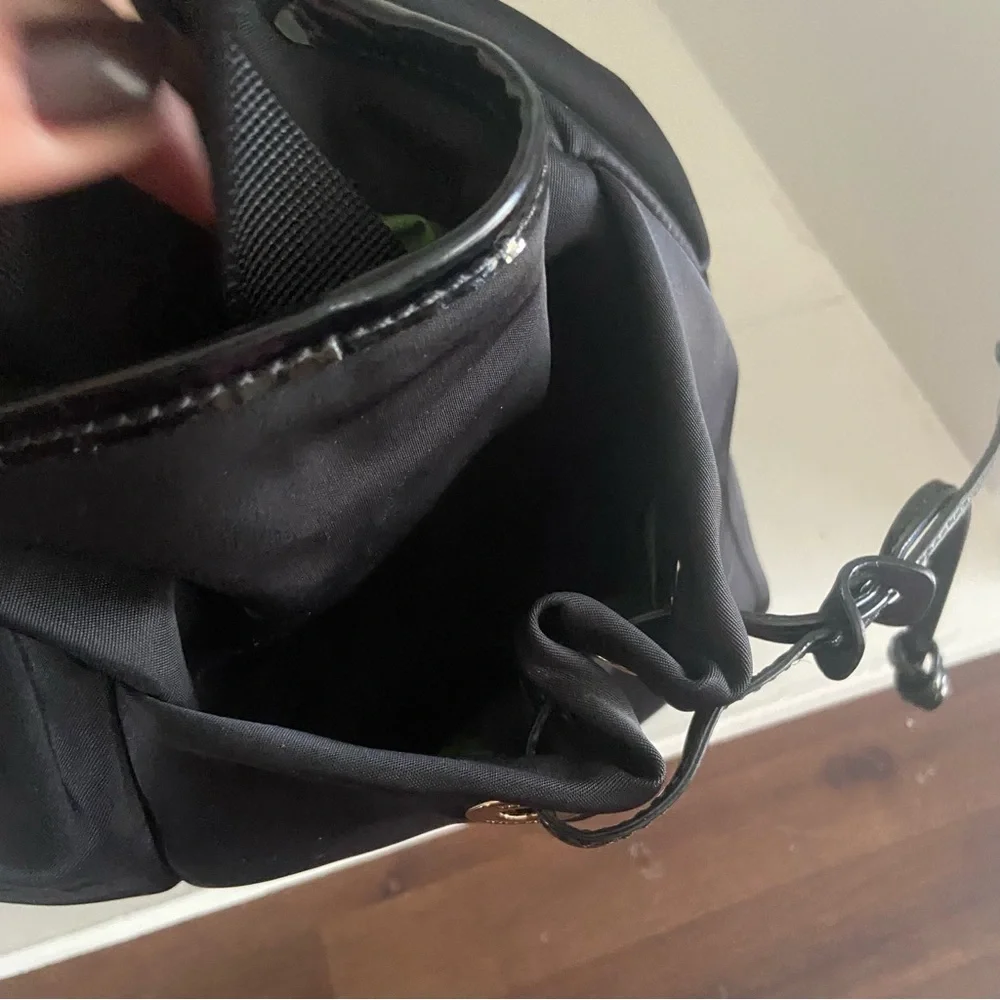 Kate Spade watson lane Stevie Nylon baby diaper bag Black Travel Bag Large